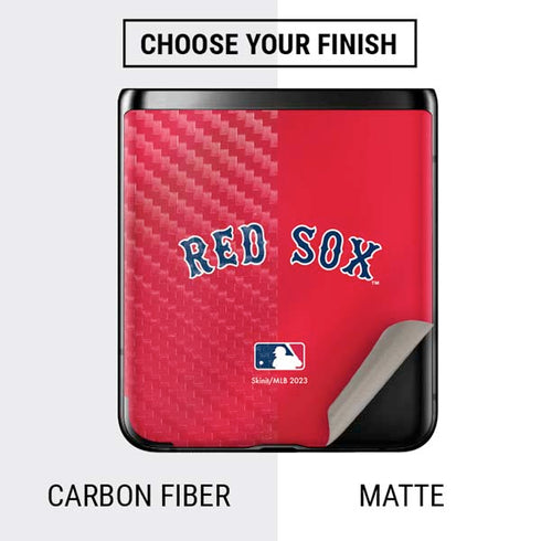 MLB Boston Red Sox Alternate/Away Jersey Galaxy Z Flip Skin