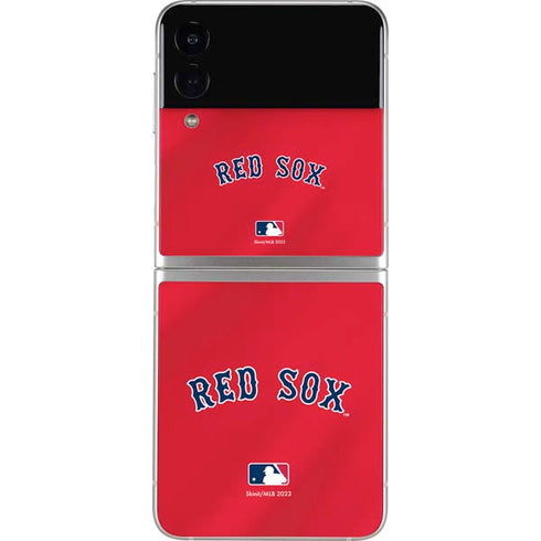 MLB Boston Red Sox Alternate/Away Jersey Galaxy Z Flip3 5G Skin