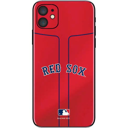 MLB Boston Red Sox Alternate/Away Jersey iPhone 11 Skin