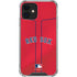 MLB Boston Red Sox Alternate/Away Jersey iPhone 12 Mini Clear Case