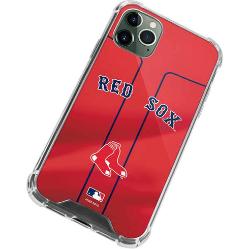 MLB Boston Red Sox Alternate/Away Jersey iPhone 12 Pro Clear Case