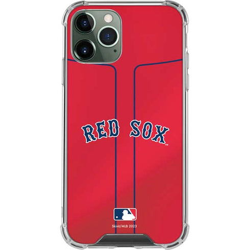 MLB Boston Red Sox Alternate/Away Jersey iPhone 12 Pro Clear Case