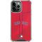 MLB Boston Red Sox Alternate/Away Jersey iPhone 13 Pro Max Clear Case