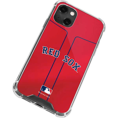 MLB Boston Red Sox Alternate/Away Jersey iPhone 14 Plus Clear Case