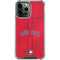 MLB Boston Red Sox Alternate/Away Jersey iPhone 15 Pro Max Clear Case