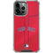 MLB Boston Red Sox Alternate/Away Jersey iPhone 14 Pro Max Clear Case