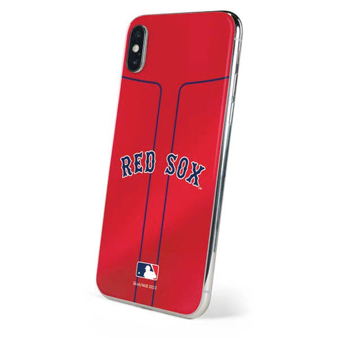 MLB Boston Red Sox Alternate/Away Jersey iPhone X Skin