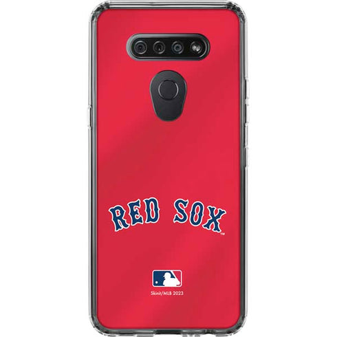 MLB Boston Red Sox Alternate/Away Jersey LG K51/Q51 Clear Case