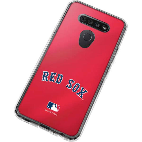 MLB Boston Red Sox Alternate/Away Jersey LG K51/Q51 Clear Case