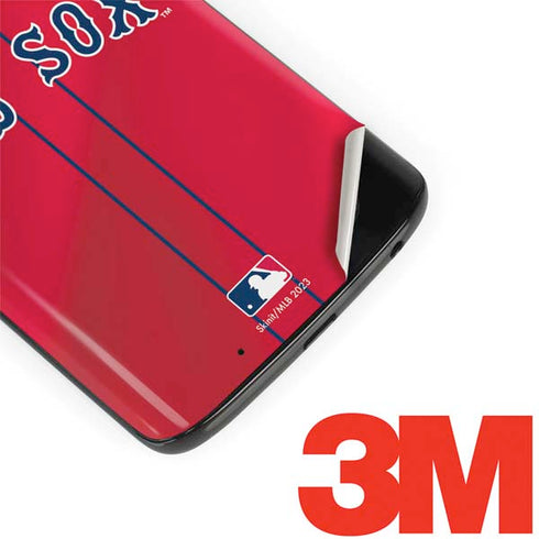 MLB Boston Red Sox Alternate/Away Jersey Moto G6 Skin