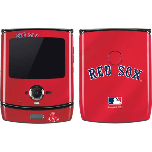 MLB Boston Red Sox Alternate/Away Jersey Motorola RAZR Skin