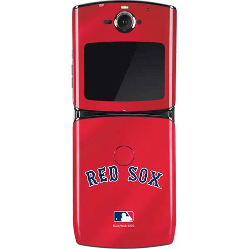 MLB Boston Red Sox Alternate/Away Jersey Motorola RAZR Skin
