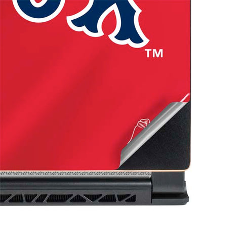 MLB Boston Red Sox Alternate/Away Jersey MSI GS65 Stealth Laptop Skin