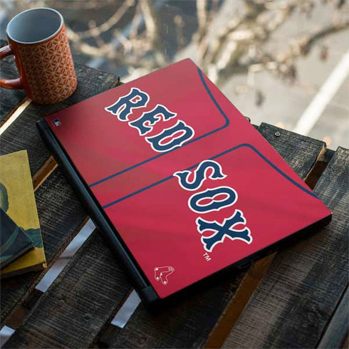MLB Boston Red Sox Alternate/Away Jersey MSI GS65 Stealth Laptop Skin