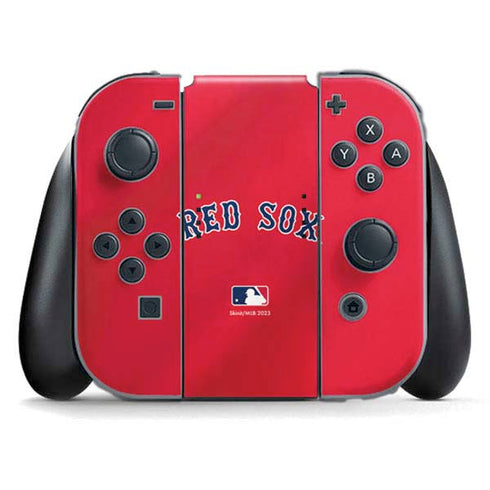 MLB Boston Red Sox Alternate/Away Jersey Nintendo Switch (2017-2021) Joy-Con Controller Skin