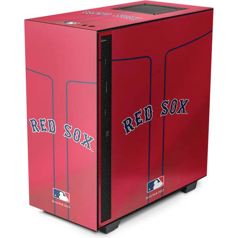 MLB Boston Red Sox Alternate/Away Jersey NZXT H510 Compact ATX Mid-Tower Case Skin