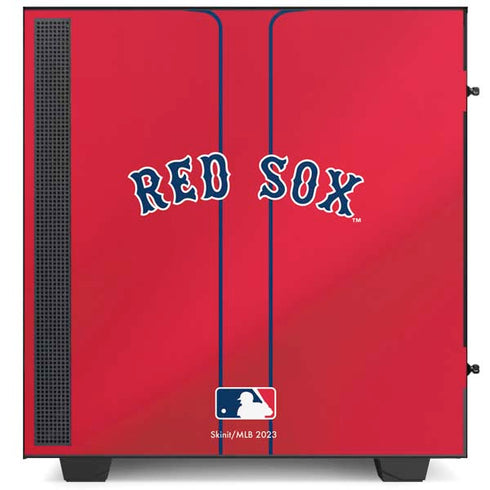MLB Boston Red Sox Alternate/Away Jersey NZXT H510 Compact ATX Mid-Tower Case Skin