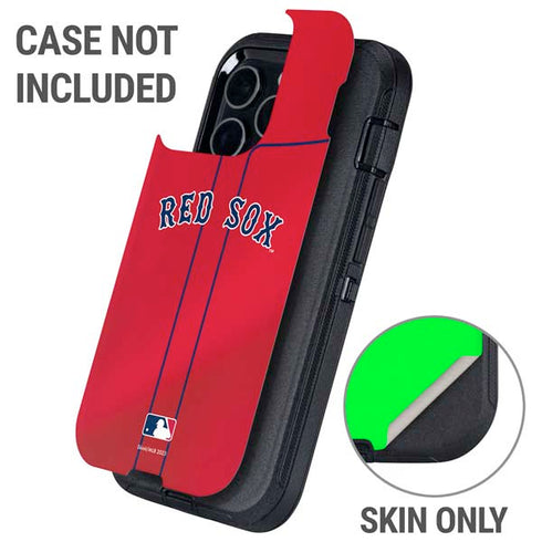 MLB Boston Red Sox Alternate/Away Jersey Otterbox Defender iPhone Skin