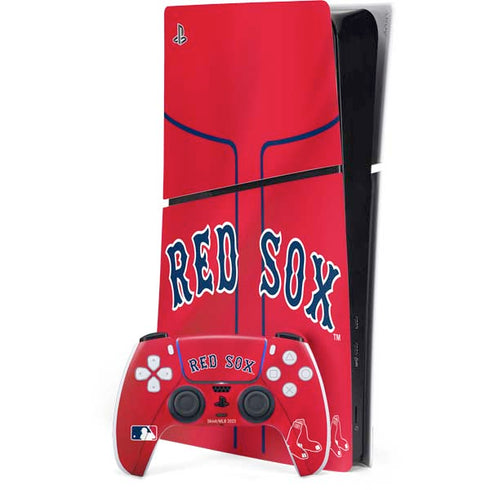 MLB Boston Red Sox Alternate/Away Jersey PS5 Slim Digital Edition Console Skin