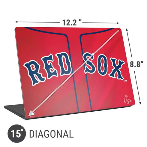MLB Boston Red Sox Alternate/Away Jersey Universal Laptop 15in (12.2 x 8.8in) Skin