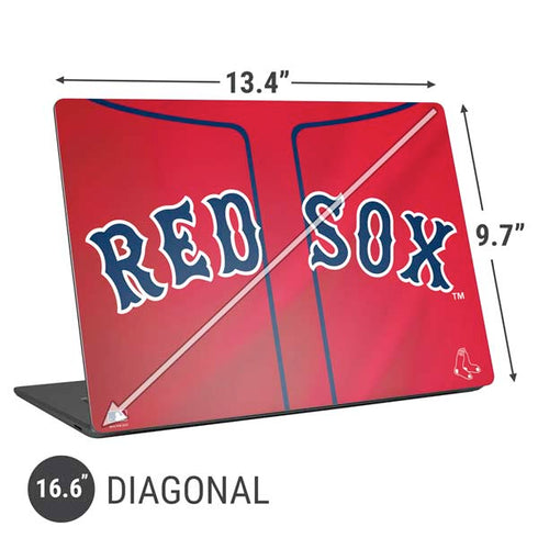MLB Boston Red Sox Alternate/Away Jersey Universal Laptop 16.6in (13.4 x 9.7in) Skin