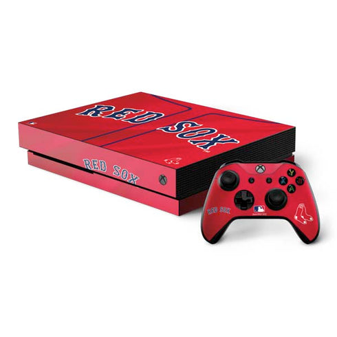 MLB Boston Red Sox Alternate/Away Jersey Xbox One X Bundle Skin