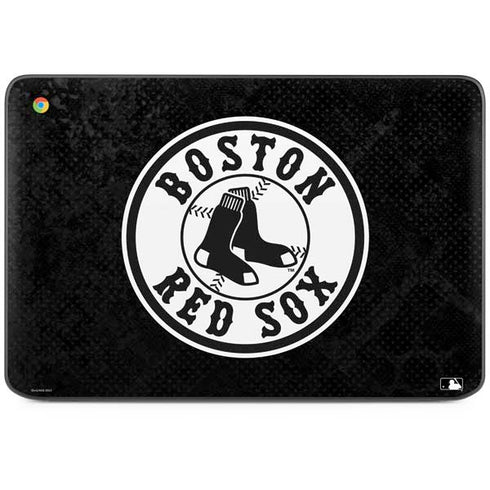 MLB Boston Red Sox Dark Wash HP Chromebook Skin