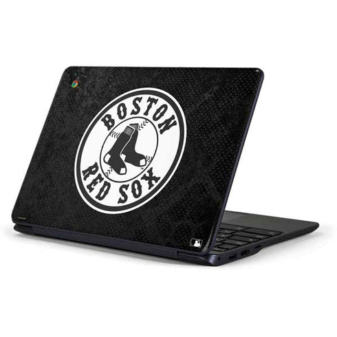 MLB Boston Red Sox Dark Wash Samsung Chromebook Skin