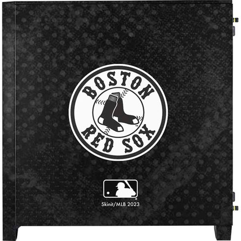 MLB Boston Red Sox Dark Wash Corsair 4000D Tempered Glass Mid-Tower ATX Case Skin