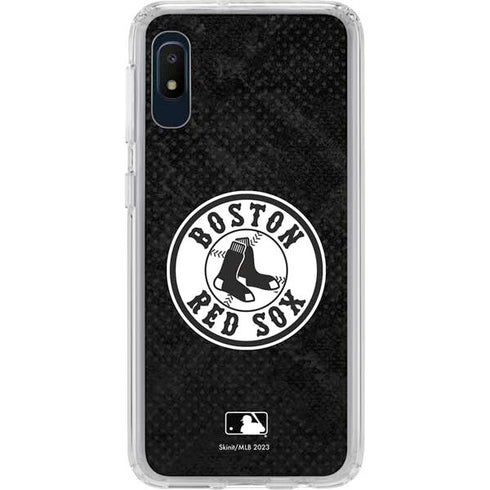 MLB Boston Red Sox Dark Wash Galaxy A10e Clear Case