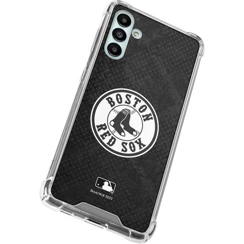 MLB Boston Red Sox Dark Wash Galaxy A13 5G Clear Case