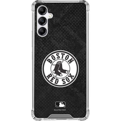 MLB Boston Red Sox Dark Wash Galaxy A14 5G Clear Case