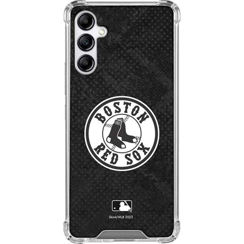 MLB Boston Red Sox Dark Wash Galaxy A15 5G Clear Case