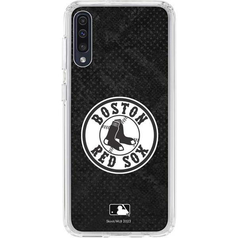 MLB Boston Red Sox Dark Wash Galaxy A50 Clear Case