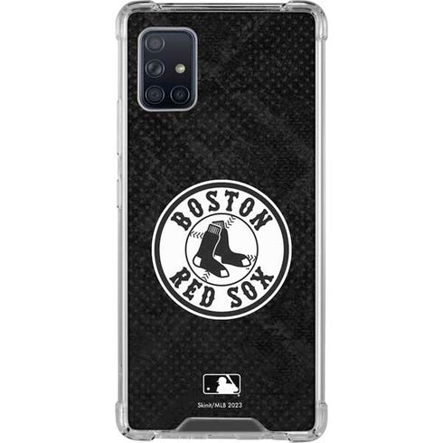 MLB Boston Red Sox Dark Wash Galaxy A51 5G Clear Case