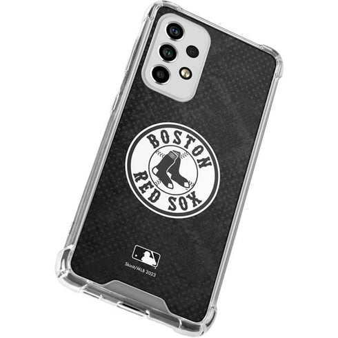 MLB Boston Red Sox Dark Wash Galaxy A53 5G Clear Case