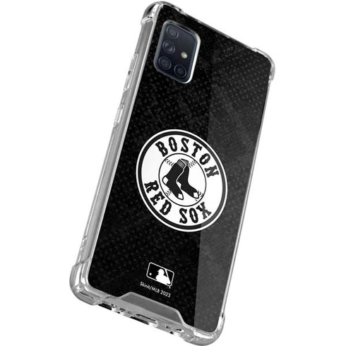 MLB Boston Red Sox Dark Wash Galaxy A71 5G Clear Case