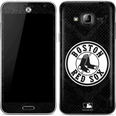 MLB Boston Red Sox Dark Wash Galaxy J3 Skin