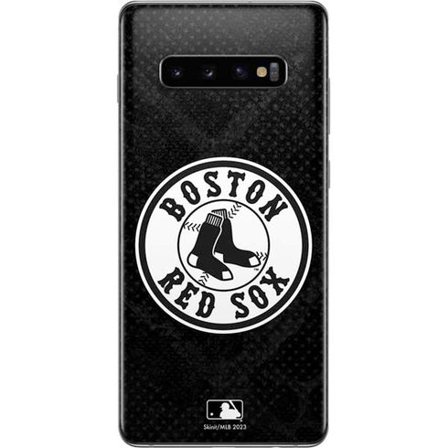 MLB Boston Red Sox Dark Wash Galaxy S10 Plus Skin