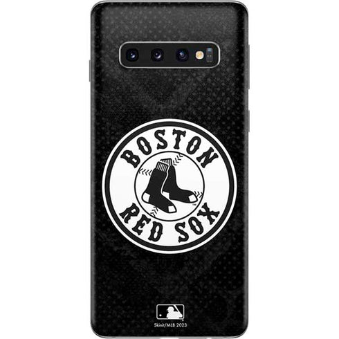 MLB Boston Red Sox Dark Wash Galaxy S10 Skin
