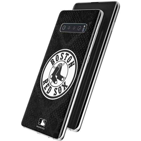 MLB Boston Red Sox Dark Wash Galaxy S10 Skin
