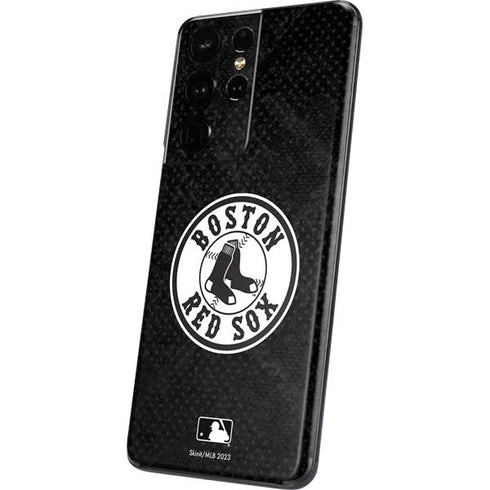 MLB Boston Red Sox Dark Wash Galaxy S21 Ultra 5G Skin