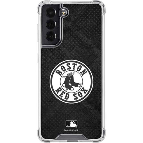 MLB Boston Red Sox Dark Wash Galaxy S22 Clear Case