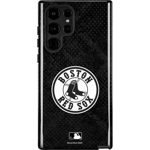 MLB Boston Red Sox Dark Wash Galaxy S22 Ultra Pro Case