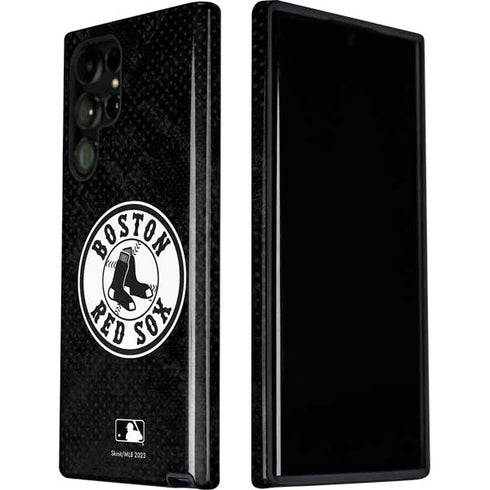 MLB Boston Red Sox Dark Wash Galaxy S22 Ultra Pro Case
