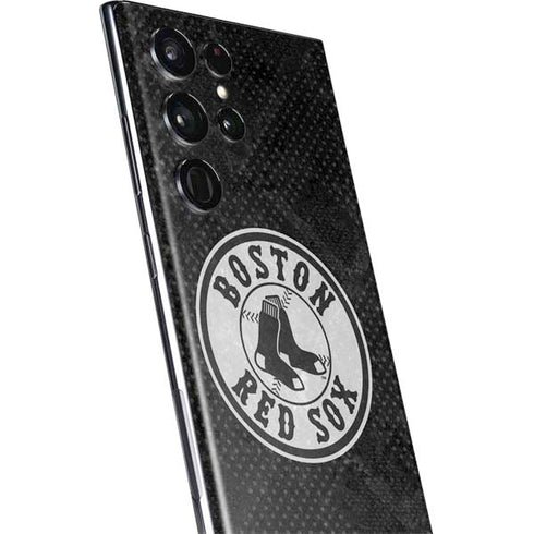MLB Boston Red Sox Dark Wash Galaxy S22 Ultra Skin