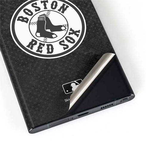MLB Boston Red Sox Dark Wash Galaxy S22 Ultra Skin