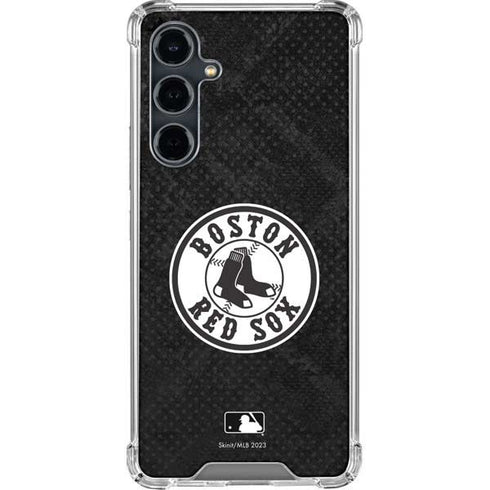 MLB Boston Red Sox Dark Wash Galaxy S23 FE Clear Case