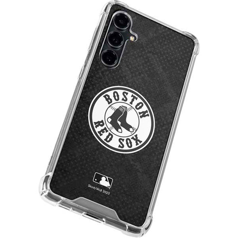 MLB Boston Red Sox Dark Wash Galaxy S23 FE Clear Case