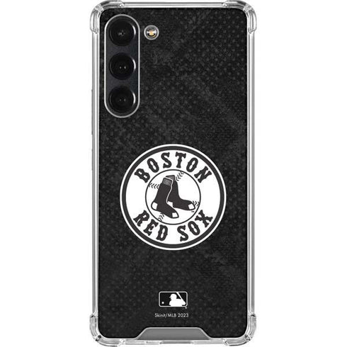 MLB Boston Red Sox Dark Wash Galaxy S23 Plus Clear Case